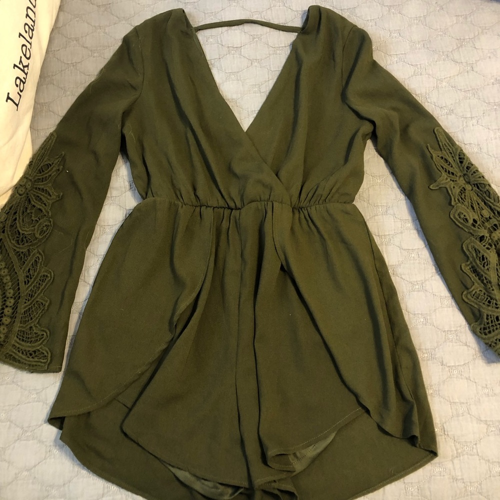 Green romper